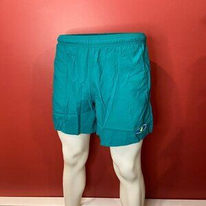 Vintage Body Glove Men's 5" Turquoise Beach / Swim Shorts - Size Small